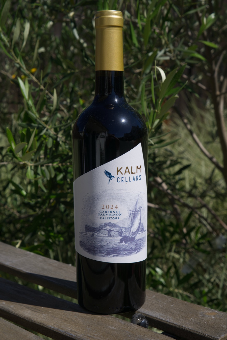 Bottle of KALM Cellars 2024 Cabernet Sauvignon