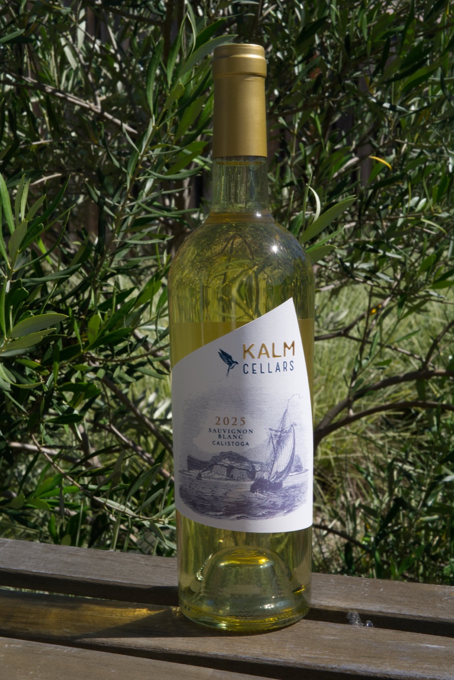 Bottle of KALM Cellars 2025 Sauvignon Blanc